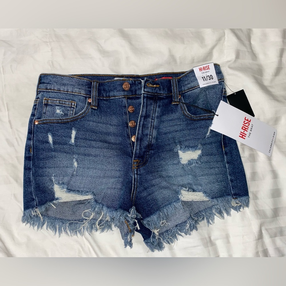 Hi-Rise Women’s “ The Brat” Celebrity Pink Jean Shorts